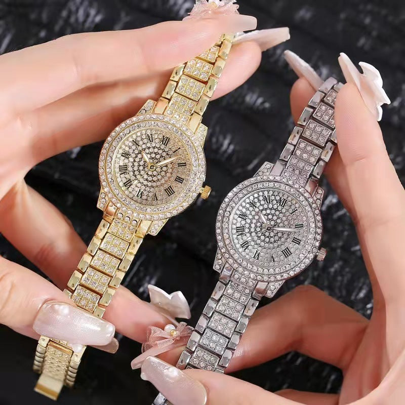 Diamond-encrusted Casual Fashion Women's Watch Cheap store