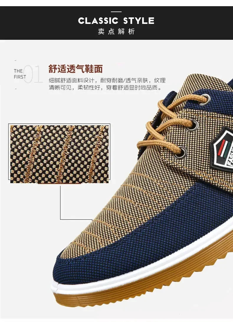 Men's Casual Canvas Shoes Fashion Soft Sole Driving Shoes 2024 Designer Men Shoes Plus Size Comfortable  Sneaker Zapatos Hombres Cheap store