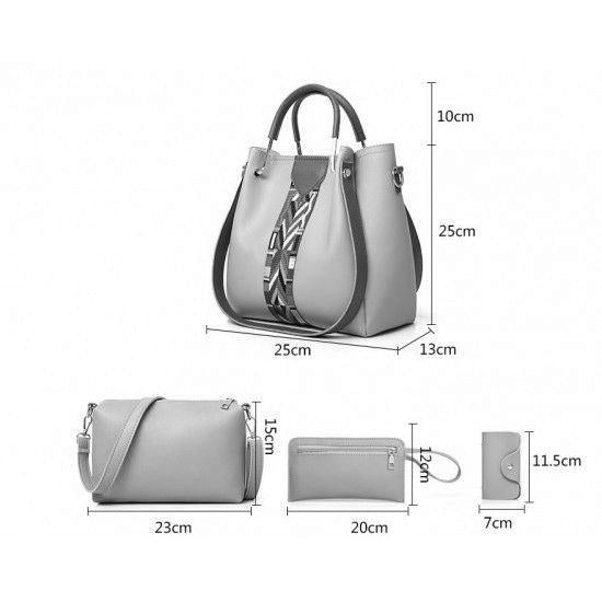 BAG-X WOMEN'S Pu 4 PCS WOMEN LEATHER BAG Cheap store 🌟