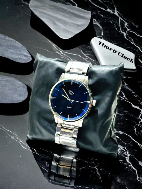 Round Shape Stainless Steel Watch ,silver Watch For Men Cheap store 🌟